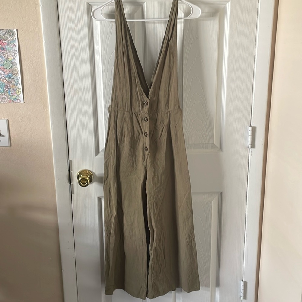 100% Cotton Green Jumpsuit